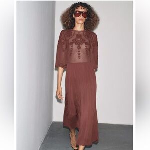 Zara ZW Collection combination dress